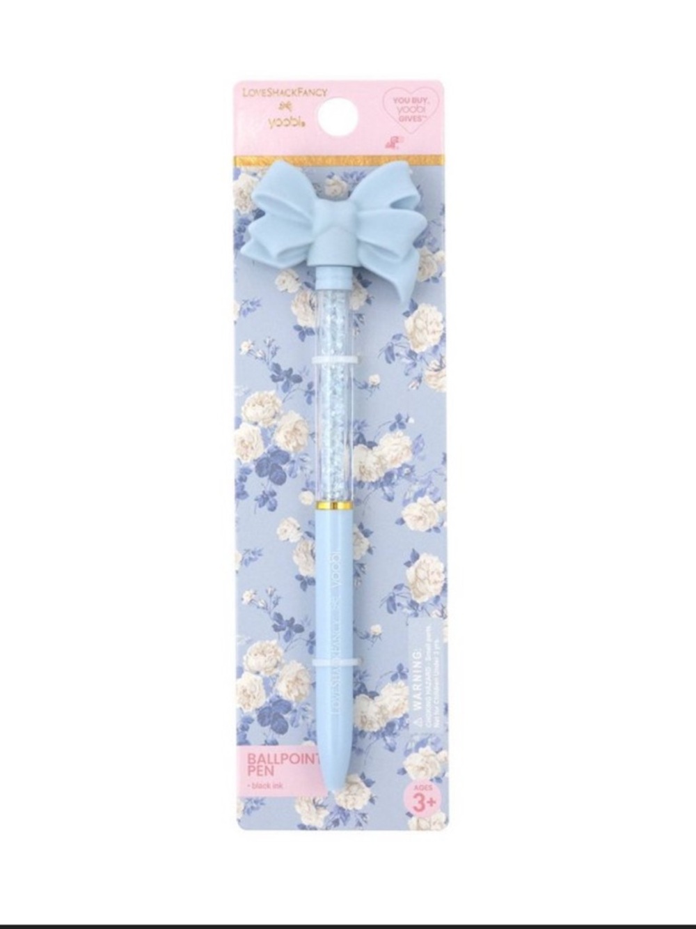 LoveShackFancy x Target Blue Bow Ballpoint Pen yoobi